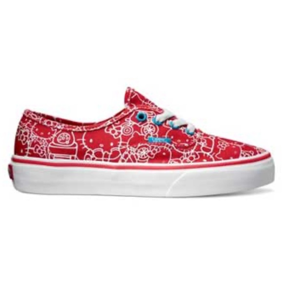 Vans X Hello Kitty Authentic Sneakers Size 10 Women - Picture 1 of 8